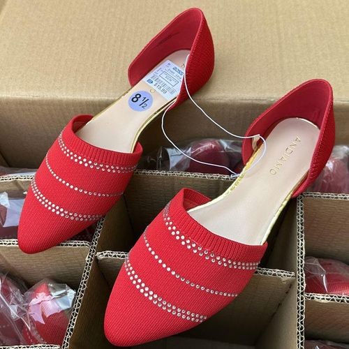 Ladies Quality Shoe Women Flat Ballerina Shoe