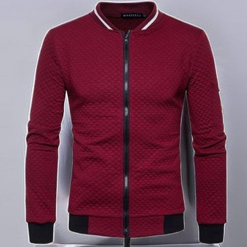 Mens Zipper Comfort Blazers Windbreak Lightweight Jackets Coats