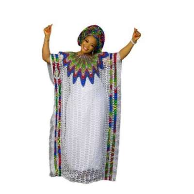 Women's Dry Lace Boubou - White Profile Picture