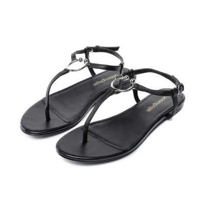 2022 Spring/Summer Ladies Flip Flop Sandals Comfortable Casual Clip-On Flat Ladies Slippers Metal Bu Profile Picture